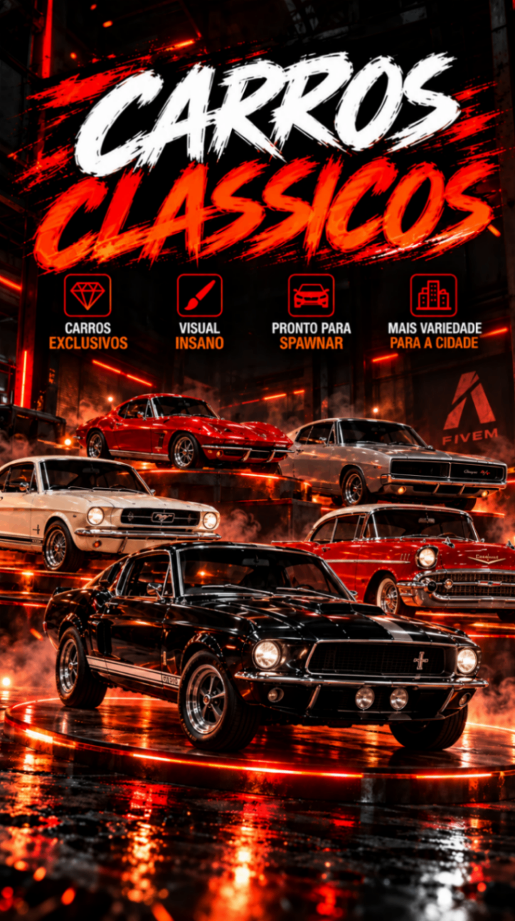 51 VEICULOS - DLC DE CARROS CLASSICOS ( VÁRIOS CARROS ALTAMENTE MODIFICAVEIS ) )